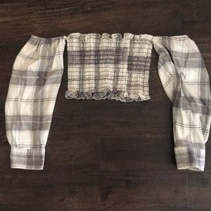 Furst of a kind vintage tube flannel top